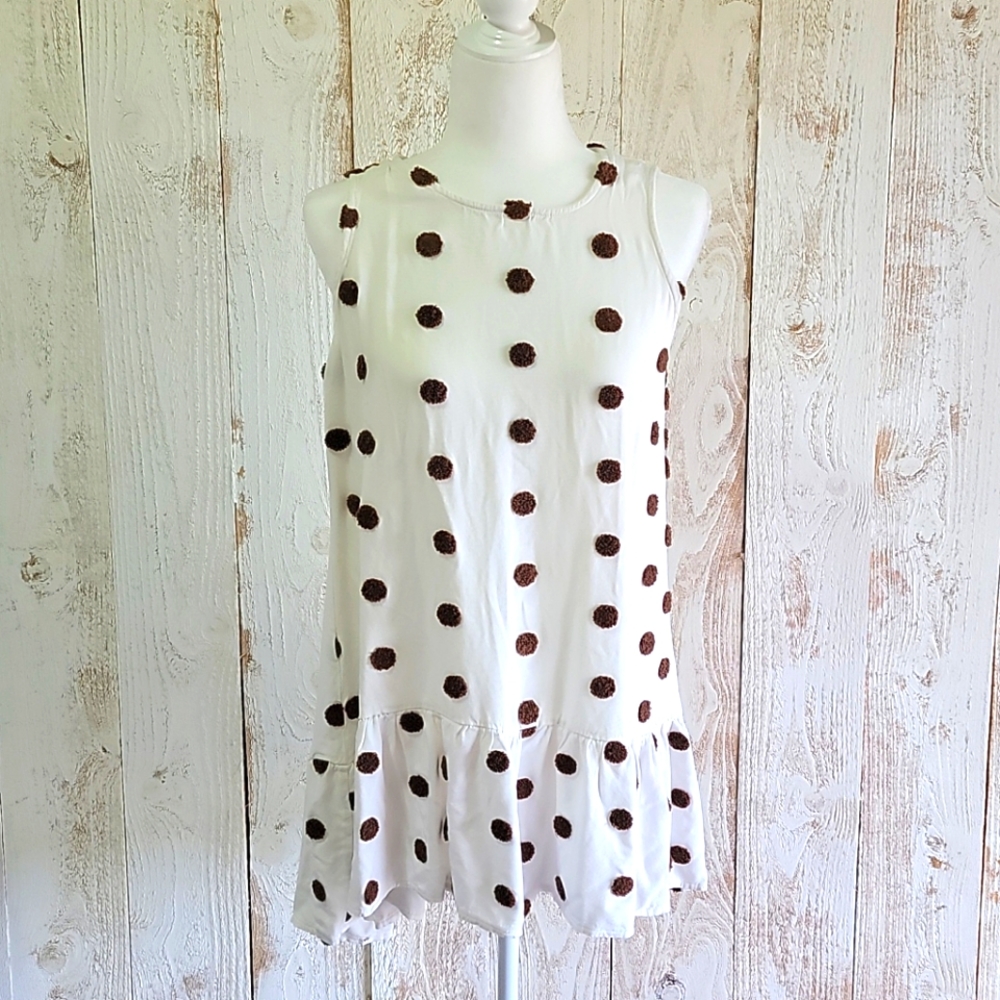 Blue Pepper mini polka-dot dress